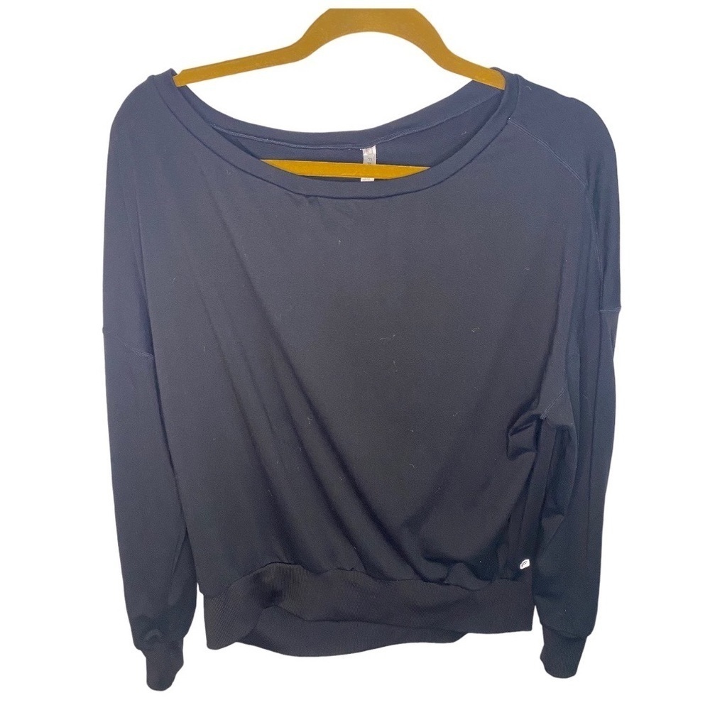 Fabletics Dri Fit Black long sleeve Athletic Top